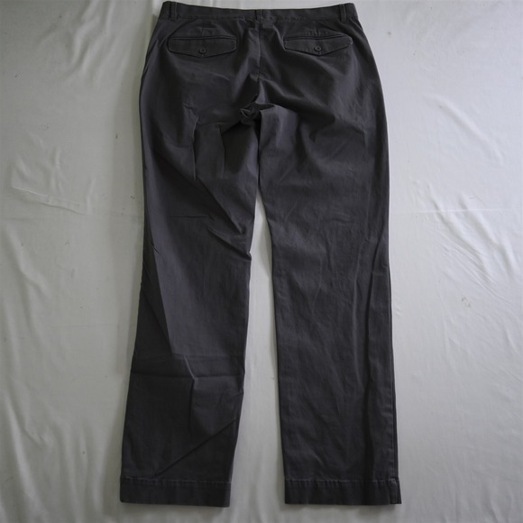 Grayers 36x34 Gray Stretch‎ Cotton Flat Front Straight Mens Chino Pants - Picture 9 of 9